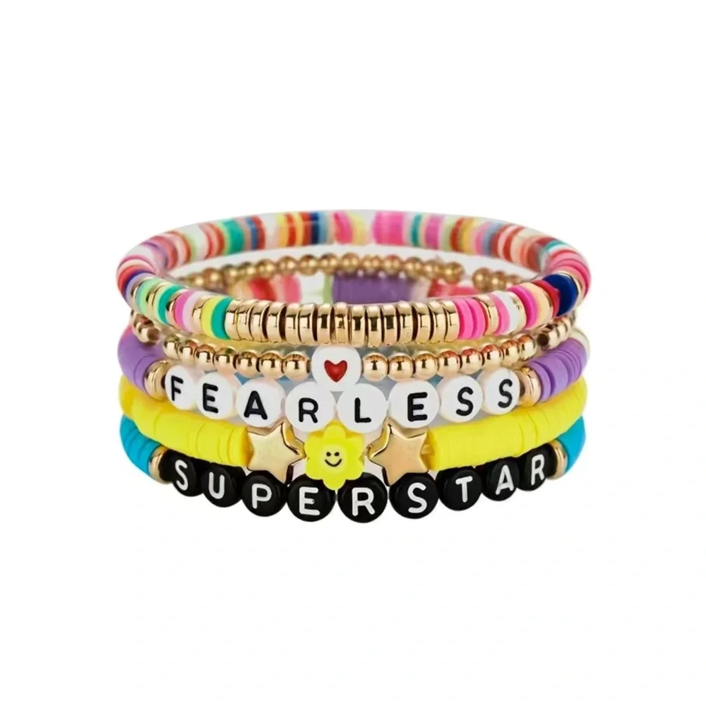 Taylor Swift girls stacked bracelets - Picture 1 of 2